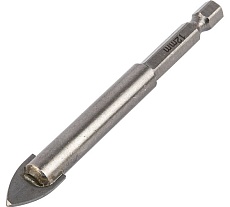 Сверло по керамической плитке и стеклу 12 мм, 6-гранный хвостовик Matrix 72839