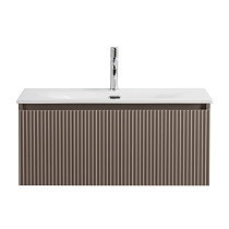Мебель для ванной BelBagno Uno 80 см 1 ящик, Бежевый матовый