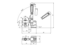 Прижим механический вертикальный KUKAMET B211-0