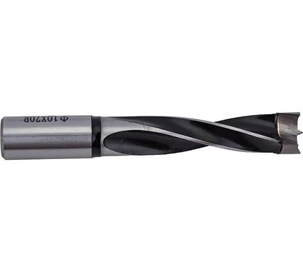 Сверло присадочное усиленное "глухое" (10x70 мм; S=10x20 мм; RH) ROTIS 412.1070R