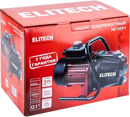 Насос Elitech НП 600Ч 205645