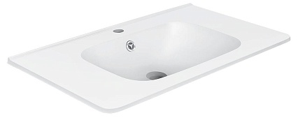 Тумба с раковиной Vincea Vico 80 см Carbone