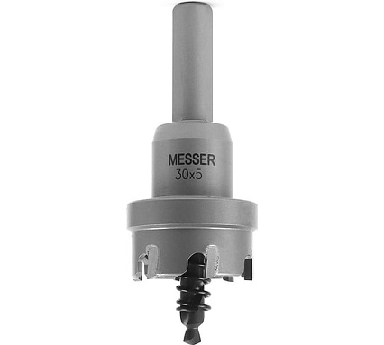 Коронка ТСТ с центрирующим сверлом и толкающей пружиной (30х5 мм) Messer 20-05-030