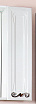 Шкаф навесной Бриклаер Адель 20 см белый