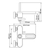 Смеситель для ванны WasserKRAFT Kammel 1801