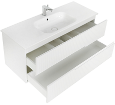 Мебель для ванной Cezares Duet 120 см Bianco Opaco