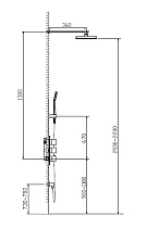 Душевой набор Timo Tetra-Thermo SX-0179/00SM с термостатом