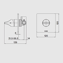 Смеситель для душа Bossini Apice Z00504.030 хром