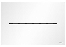 Кнопка смыва TECE Solid 9240453 (питание от батарейки 12В), металл, белый матовый