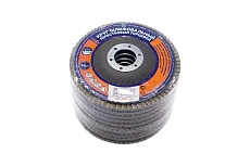 Круг шлифовальный лепестковый торцевой 115x22 мм, Р120, 10 шт РОССНА Р861224