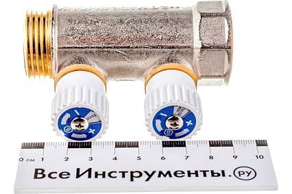 Распределительный коллектор STOUT 1, 2 отвода 3/4ЕК SMB 6851 013402 RG008S37S7JS9T