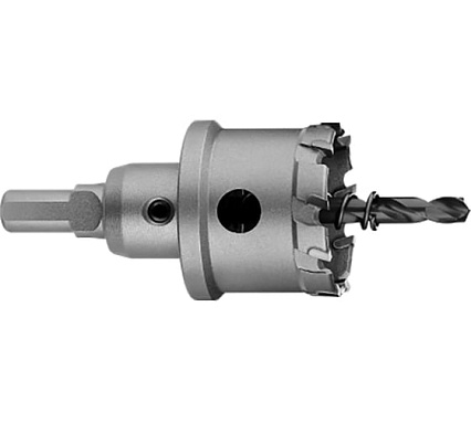 Коронка с твердосплавными напайками в сборе LENZ 26, l=25 мм LZCS-026