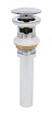 Донный клапан AQUAme AQM7001-1 с переливом, хром