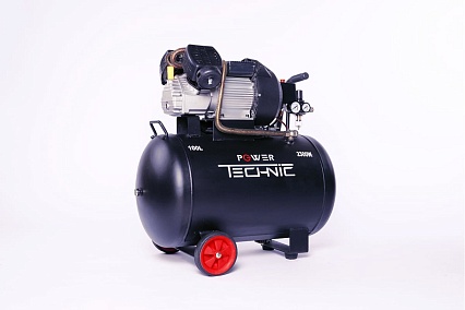 Компрессор Power Technic коаксиальный, 220В, 2300Вт, 440 л/мин, ресивер 100 л ACD440/100