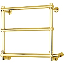 Полотенцесушитель электрический Margaroli Sole 5404703GDB 57x45.5 золото