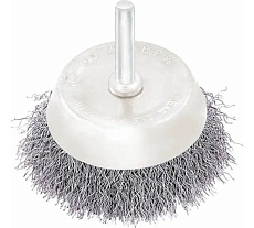 Щетка чашка (65 мм, со шпилькой, витая проволка) для дрели BEOROL 245855