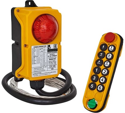 Радиоуправление TELECRANE A24-12Dpro (Пульт 12 кнопок, 2 скорости, Питание AC28-456V) 00-00004056