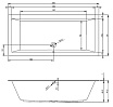 Акриловая ванна Riho Lugo 200x90 см с тонким бортиком B137001005