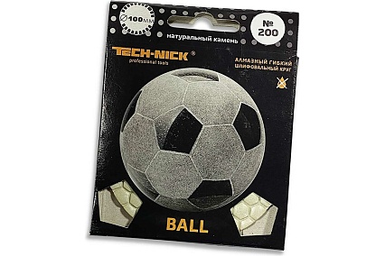 Круг алмазный гибкий шлифовальный АГШК BALL (100x2 мм; Р200) TECH-NICK 128.120.6736