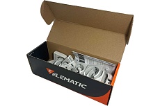 Пластиковый фиксатор для полипропиленовых труб Elematic ECLIP d=50 мм, 20 шт. 13502150