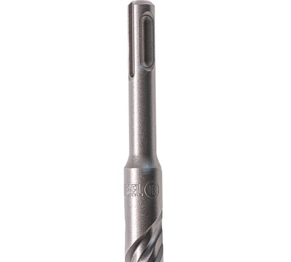 Бур по бетону, двойная спираль, Cobalt W-tip (16x160 мм; SDS PLUS) Denzel 705036