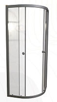 Душевой уголок Радомир Берген RD 90x90 прозрачный, профиль матовый хром 1-09-2-0-0-3500