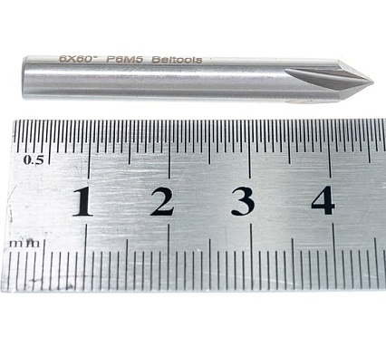 Зенковка (6 мм; 60 град.; Р6М5; Z-4; ц/хв 6 мм) Beltools ri.109.81