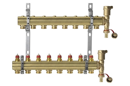 Комплект коллекторов Danfoss FHF-2 set, 8 выходов 088U0708 049505