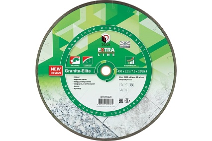 Диск алмазный по граниту (400x32/25.4 мм) Granite-Elite Diam 220