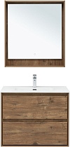 Мебель для ванной Aquanet Милан 80 см дуб рустикальный