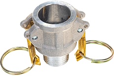 Камлок соединение типа B (0.5&quot;; розетка; наружная резьба BSP; алюминий) TITAN LOCK TL50BAL