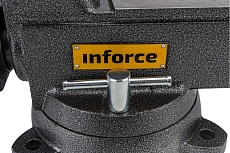 Поворотные слесарные тиски Inforce 200 мм 05-23-12