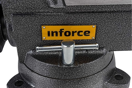 Поворотные слесарные тиски Inforce 200 мм 05-23-12
