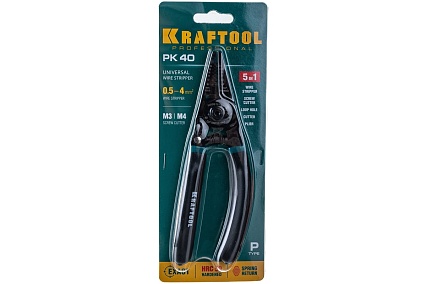 Стриппер Kraftool PK-40 многофункциональный, 0.5 - 4 кв.мм 22659