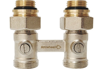 Узел подключения радиатора Unipak h-образный arrowhead element, прямой, 3/4"- 1/2" 216032