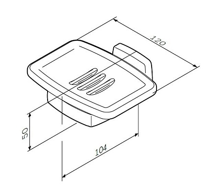 Мыльница подвесная Am.Pm Gem A9034200