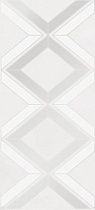 Декор Cersanit Alrami серые ромбы 20х44 см, A15915