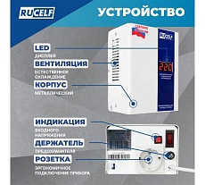 Стабилизатор напряжения Rucelf КОТЕЛ-600