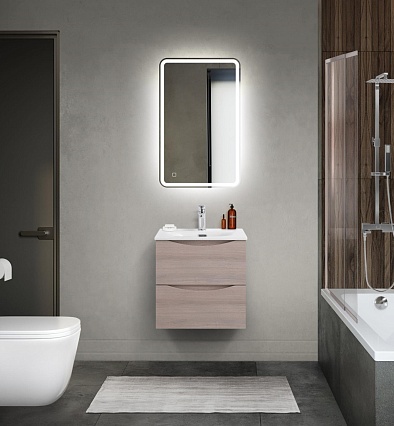 Мебель для ванной BelBagno Marino-Cer-Mini 50 см Rovere Grigio