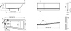 Фронтальная панель Ravak BeHappy II 160x58 L/R