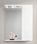 Зеркальный шкаф Belbango MARINO-SPC-600/750-1A-BL-P-R 60 см, правосторонний, Bianco Lucido