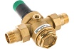 Клапан понижения давления Honeywell на горячую воду, диапазон регулировки 1.5-6 атм D06F-1"B