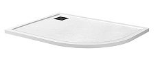 Поддон для душа BelBagno TRAY-MR-UNO-RH-120/90-550-35-W-L-NO 120x90 четверть круга, левый, накладка черный