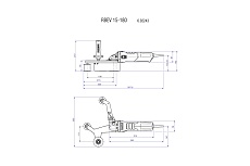 Шлифователь труб Metabo RBE 15-180 Set до 180мм 602243500
