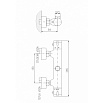 Смеситель для душа Rav Slezak Dunaj Termostat TRM81.5 термостат