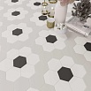 Керамогранит DNA Tiles Bee Off White 11,5x10 см, 124259