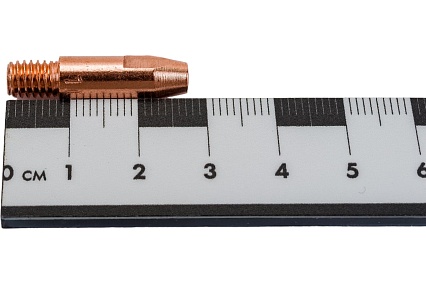 Наконечник токопроводящий 5 шт (Cu-E; М6х28; d=1.0 мм) для горелок MIG/MAG Энаргит M6X28X1.0-5