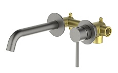 Смеситель для раковины Aquatek Европа AQ1313BGM оружейная сталь