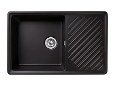 Кухонная мойка GranFest Quarz GF-ZL-52 76 см черный