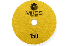 Алмазный гибкий шлифовальный круг MKSS Toolbox MK2604 АГШК Ø100 Р150 для мокрой шлифовки MKSS MK26040150